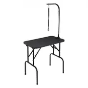VEVOR Pet Grooming Table Arm with Clamp, 808 x 460 mm Dog Grooming Station, Foldable Pets Grooming Stand for Medium and Small Dogs, Free No Sit Haunch