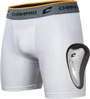 CHAMPRO Boxer Shorts {Adult Small} Standard Compression/ with Athletic Cup