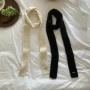Winter Harajuku Scarf Fashion Long Thin Scarf Women Outdoor Decorative Scarf