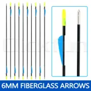 5-100 31" Fiberglass Arrows Archery Hunting Target Compound Bow Fiber Glass Bows