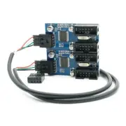 9pin USB header Male 1 to 2/4 Female Extension Cable Card Desktop 9-Pin USB 2.0