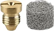 Foam Cannon Orifice Nozzle Tips and Foam Maker, Universal 1.1 mm Thread Nozzle and Mesh Filter for Snow Foam Lance, 3000 PSI