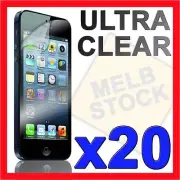 20x Ultra Crystal Clear LCD Screen Protector Film Case for Apple iPhone 5S 5C 5