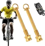 Cycling Caliper Spring Clips | Titanium Alloy M4 Fixing Bolt Disc Brake Clamp | Ultra-Light Riding Accessories, General Threaded Pins for Bicycles, Road Bikes
