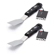 2x Jasart Elevate Pro #3 Metal Palette Knife 35x24cm Painting Spatula Large BLK