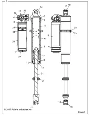 Polaris Body, Genuine OEM Part 1501161, Qty 1