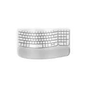 Logitech 920-012282 Ergo Series Wave Keys Wireless Ergonomic Keyboard - Off White