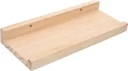 GRIRIW Wall Mounted Floating Shelf for Bedroom Display Storage Rack Rustic Home Decor Strong Load Bearing Capacity for Plants and Accessories