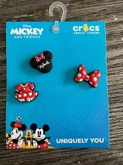 Minnie Mouse Crocs Jibbitz Charms - Disney Mickey and Friends