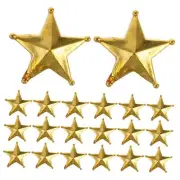 50pcs Christmas Tree Top Star Topper