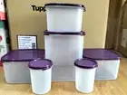 Tupperware Modular Mates Essential Purple Food Storage Snack Container