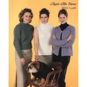 New Classic Elite Yarns 9001 Sweater Shell Cardigan Dog Sweater Knitting Pattern