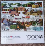 Buffalo Games Jigsaw Puzzle Charles Wysocki Blossom River Junction 1000 Pc New
