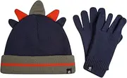 [Dare 2b] Childrens/Kids Brighten Dinosaur Hat And Gloves Set (UK Size: 11-13 Years) (Agave Green/Moonlight Denim)