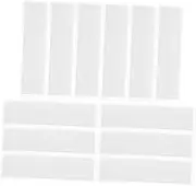 BUGUUYO 12 Wall Name Tags 36 White Card Pockets Material Card Holder Office Library Organizers