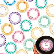 EORTA 320 Pcs 2 Inch Canning Label Stickers round Jar Labels Adhesive Waterproof