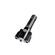 Multifunctional Strong Light Waterproof Flashlight 3 Lamp Head Outdoor Lighting Night Riding Flashlight-E39