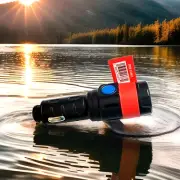 One Super Bright LED COB 12V Compact Mini Flashlight Rechargeable
