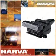 Narva 12 Pin Flat Trailer Socket Reed Switch For Normally Open Circuits 82074Bl