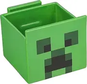 Paladone Minecraft Creeper Ceramic Streaming Snack Bowl with Phone Holder, Officially Licensed Kitchenware Gaming Gifts for Boys, Girls, Kids and Adults