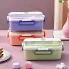 1.1l Bento Box Sealed Lunch Organizer Kids School Plastic Bento Container
