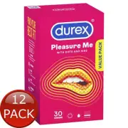 12 x Durex Pleasure Me Condom 30Pk
