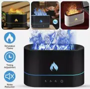 250ml USB Air Humidifier Essential Oil Aroma Diffuser 3D Flame Mist Home Office