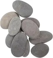 DOITOOL DIY Painting Stones Set 20pcs Natural Pebbles Rocks for Boys and Girls Art Projects