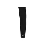 NIKE 輕量跑步臂套2.0-一雙入 袖套 防曬 反光 DRI-FIT 慢跑 單車 N1004268042SM 黑銀