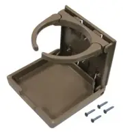 American Technology Folding Cup Holder - Tan