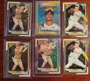 2024 Bowman Chrome Ethan Salas Jackson Merrill RC Refractor Lot