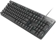 Logitech K845 Mechanical Illuminated USB Keyboard - Aluminum, Black