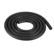 Foam Rubber Seal Weather Strip 8mm Diameter 1 Meter Long Black