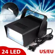 DJ Strobe Light Flash Light 24 LED Bulb Stage Party Light Club Disco Bulb Lamp