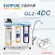 【Everpure】美國原廠 QL2-4DC 三道立架型淨水器(樹脂自助型-含全套配件)