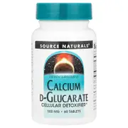 Source Naturals, Calcium D-Glucarate, 500 mg , 60 Tablets