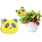 24Pcs (Fly Catch Traps) Fruit Fungus Trap Panda Shape Gnat Catcher w/ Sticks f