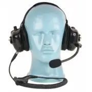 Behind The Head Dual Muff Headset BK KNG Radios Wildland Dozer
