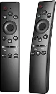 (Pack of 2) Universal Remote Control for Samsung Remote Control - Direct for All Samsung TV Remote Control LCD LED QLED SUHD 4K 3D Frame Curved Smart TVs, with Buttons for Netflix, Prime Video, WWW