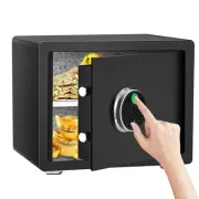 Biometric Fingerprint Safe, Home Safe Box with full Digital Keypad,Security S...