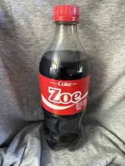 Share A Coke with Zoe 2025 Personalized Gift Coca Cola Bottle 20oz