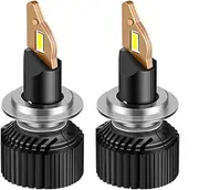 HAN-Store Fit for P1 50W H7 Led Lamp H7 Adapter Combination Sending Inventory H7 Led Headlight Bulb 2PCS (Emitting Color : H7 L05 2PCS, Socket Type : H7)