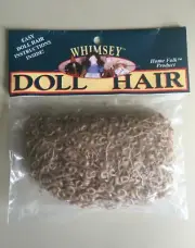 NOS (New Old Stock) Donna Gallagher "Whimsey Doll Hair" Yarn - Brown