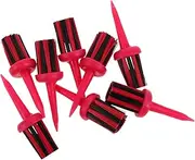 UPKOCH Unbreakable Golf Pegs 8pcs Plastic Brush Tees Replacement Golf Tee and Training Accessories