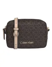 [Calvin Klein] Camera Crossbody Bag in Brown