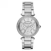 【Michael Kors】美式經典極致璀燦時尚鋼帶腕錶-晶鑽銀/MK5615