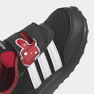 【adidas 愛迪達】Run 70s CNY AC I 小童 慢跑鞋 休閒 運動 魔鬼氈 新年款 緩震 黑白紅(IE4262)