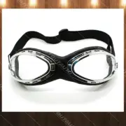 Motorcycle Bike Cruiser Scooter Goggles Clear Lens Chrome Frame Black Strap