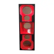 NEW RDCARSHOW LA BOX FOR 1-SPEAKER ,2-DRIVER AND 2-TWEETER FOR 8 INCH SPEAKER