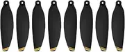 8pcs 4726F Plastic Propeller Prop Blade Accessories for D-JI Mavic Mini RC Drone(Black gold)
